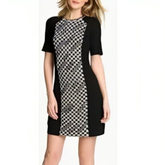 Anthropologie Nanette Lepore Black Merino Midi Dress Size Medium - Picture 1 of 10